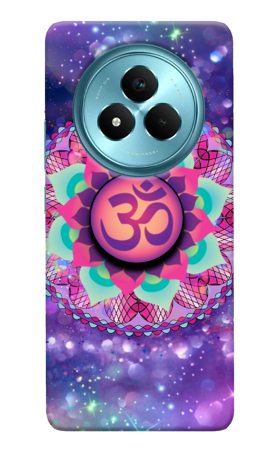 Om Purple Realme Narzo 80 Pro 5G Pop Case, Hard case