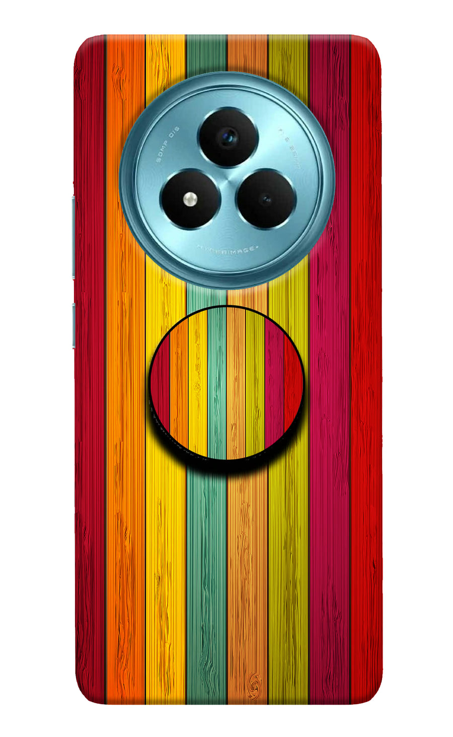 Multicolor Wooden Realme Narzo 80 Pro 5G Pop Case, Hard case