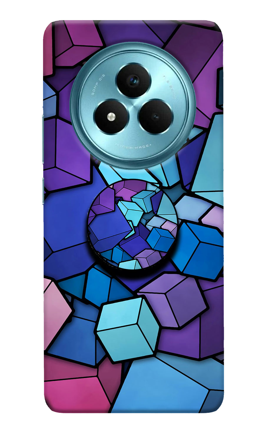 Cubic Abstract Realme Narzo 80 Pro 5G Pop Case, Hard case