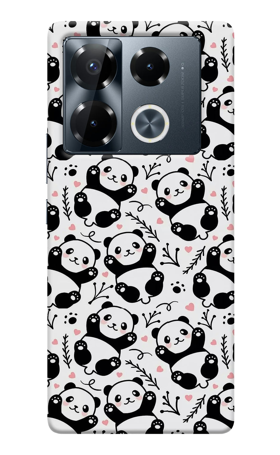 Cute Panda Infinix Note 40 Pro 5G Back Cover, Hard case