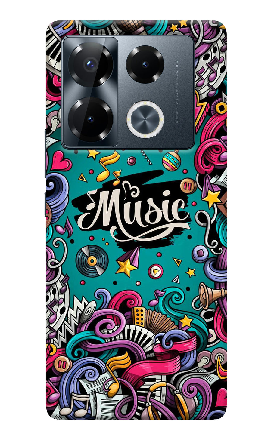Save Big: Get the Music Graffiti Infinix Note 40 Pro 5G Back Cover ...