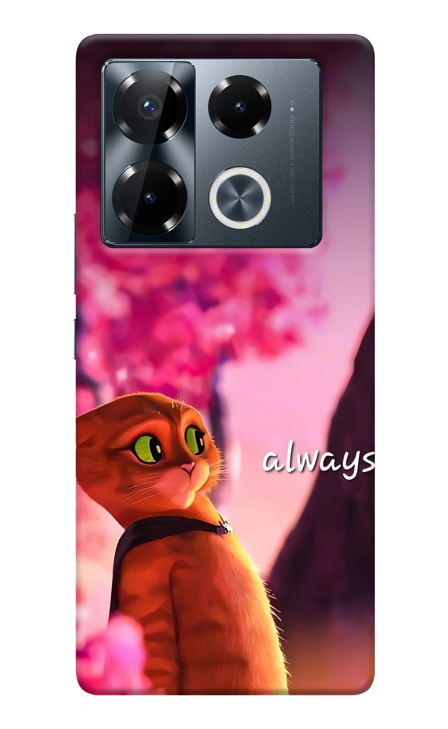 Always Cat Infinix Note 40 Pro 5G Back Cover, Hard case