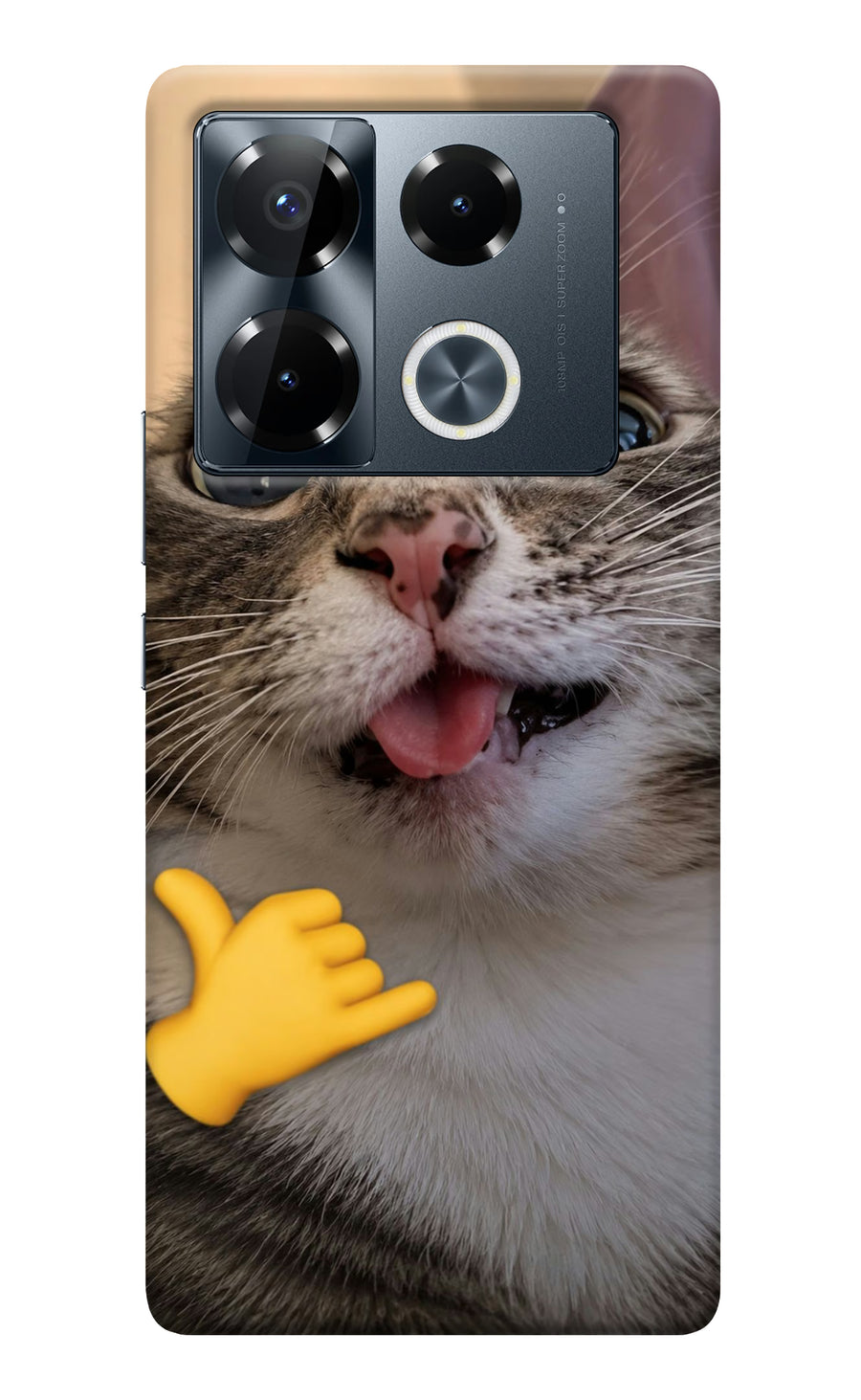 Silly Cat Call Infinix Note 40 Pro 5G Back Cover, Hard case