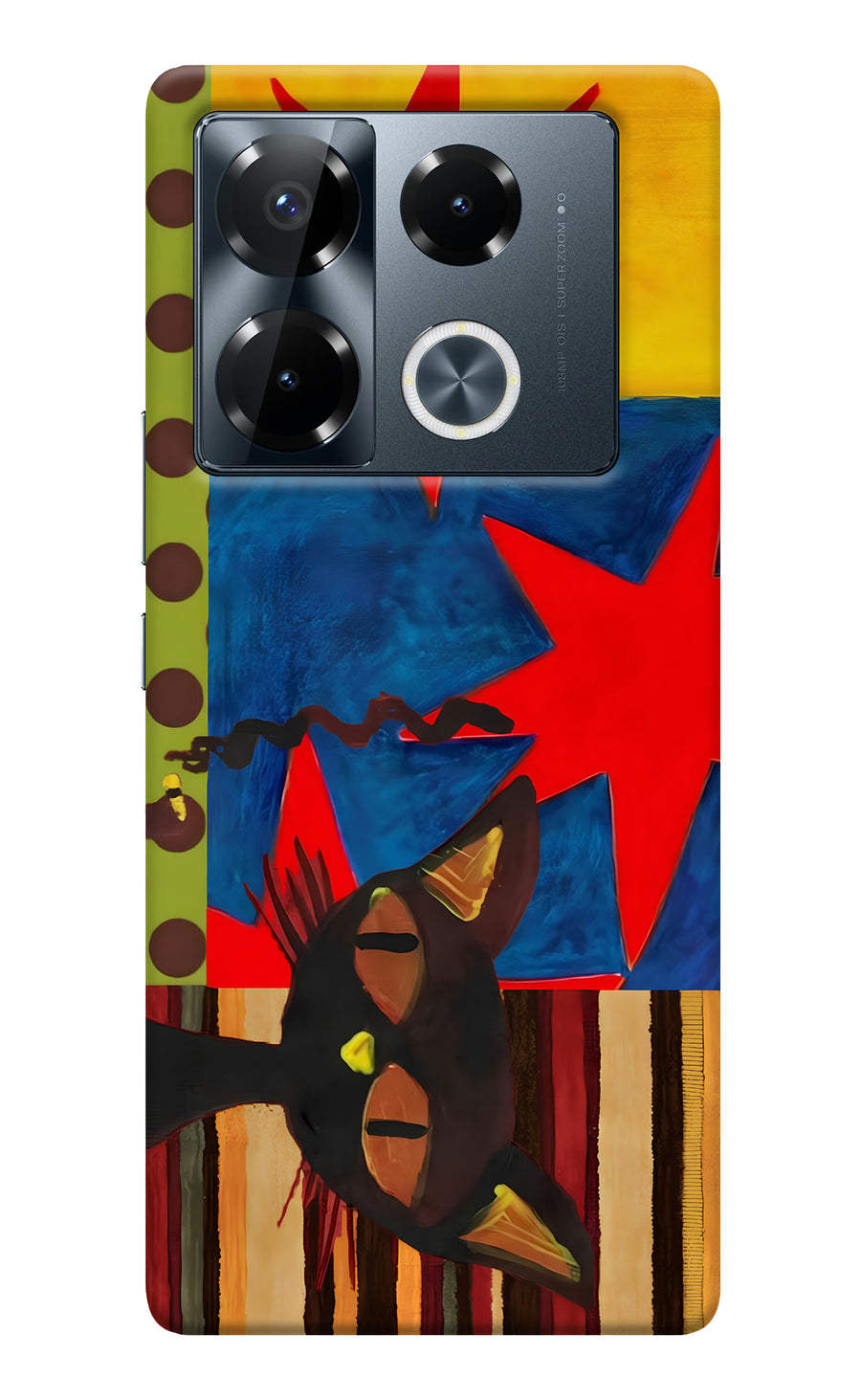 Pop Cat Infinix Note 40 Pro 5G Back Cover, Hard case
