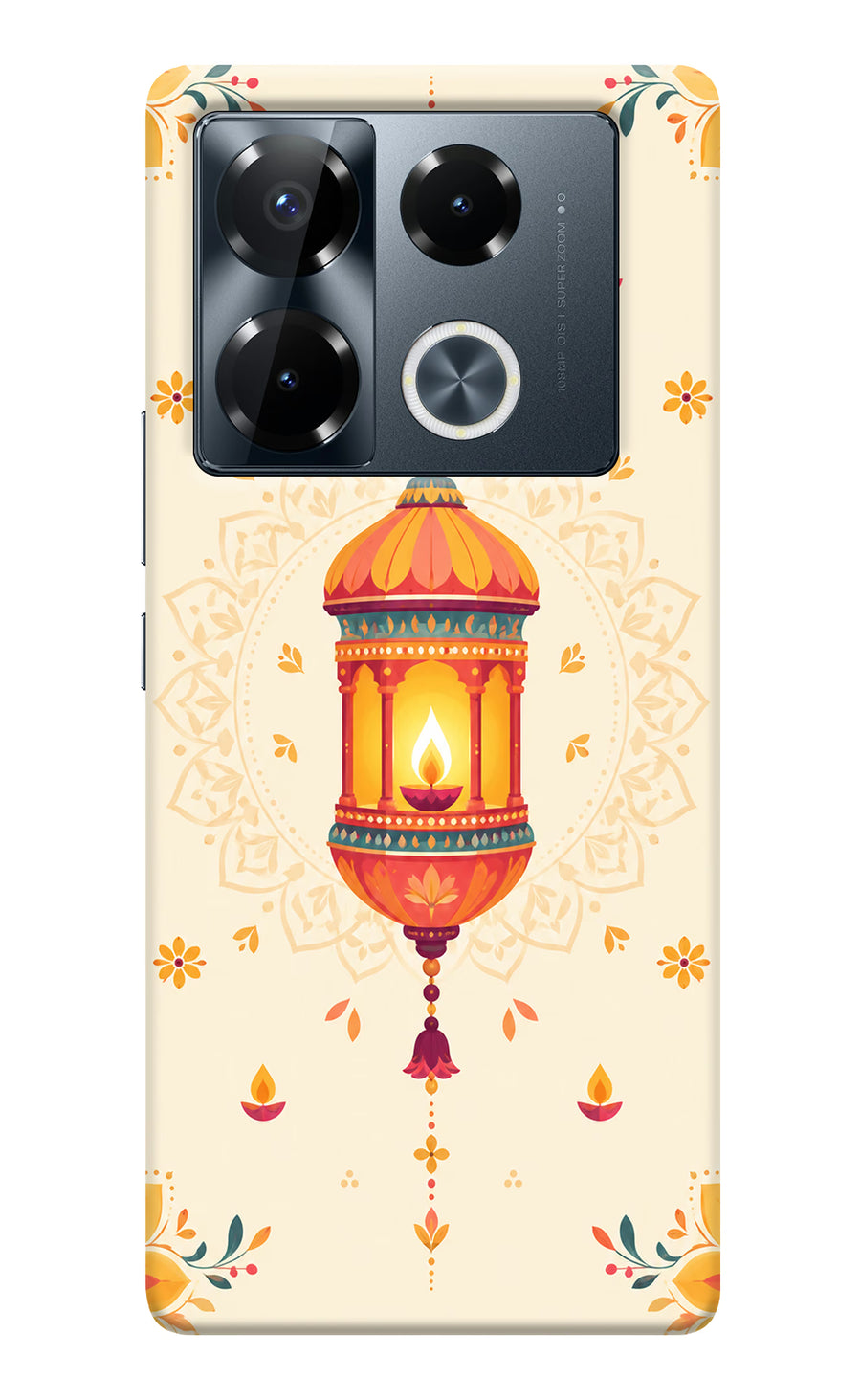 Golden Lantern Infinix Note 40 Pro 5G Back Cover, Hard case