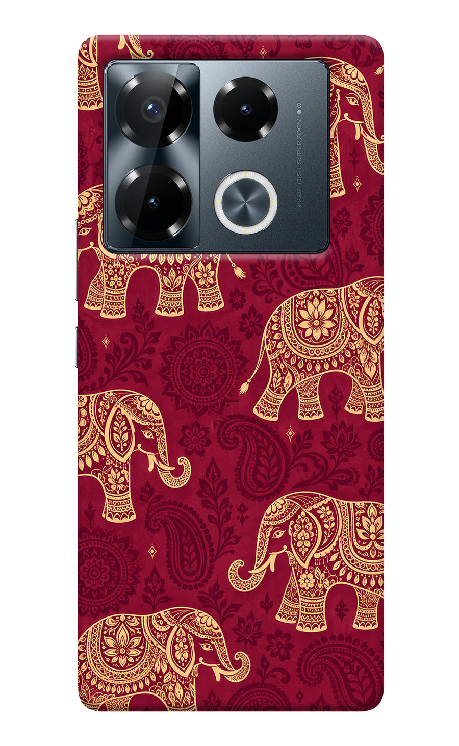 Save Big: Get the Maroon Elephant Infinix Note 40 Pro 5G Back Cover ...