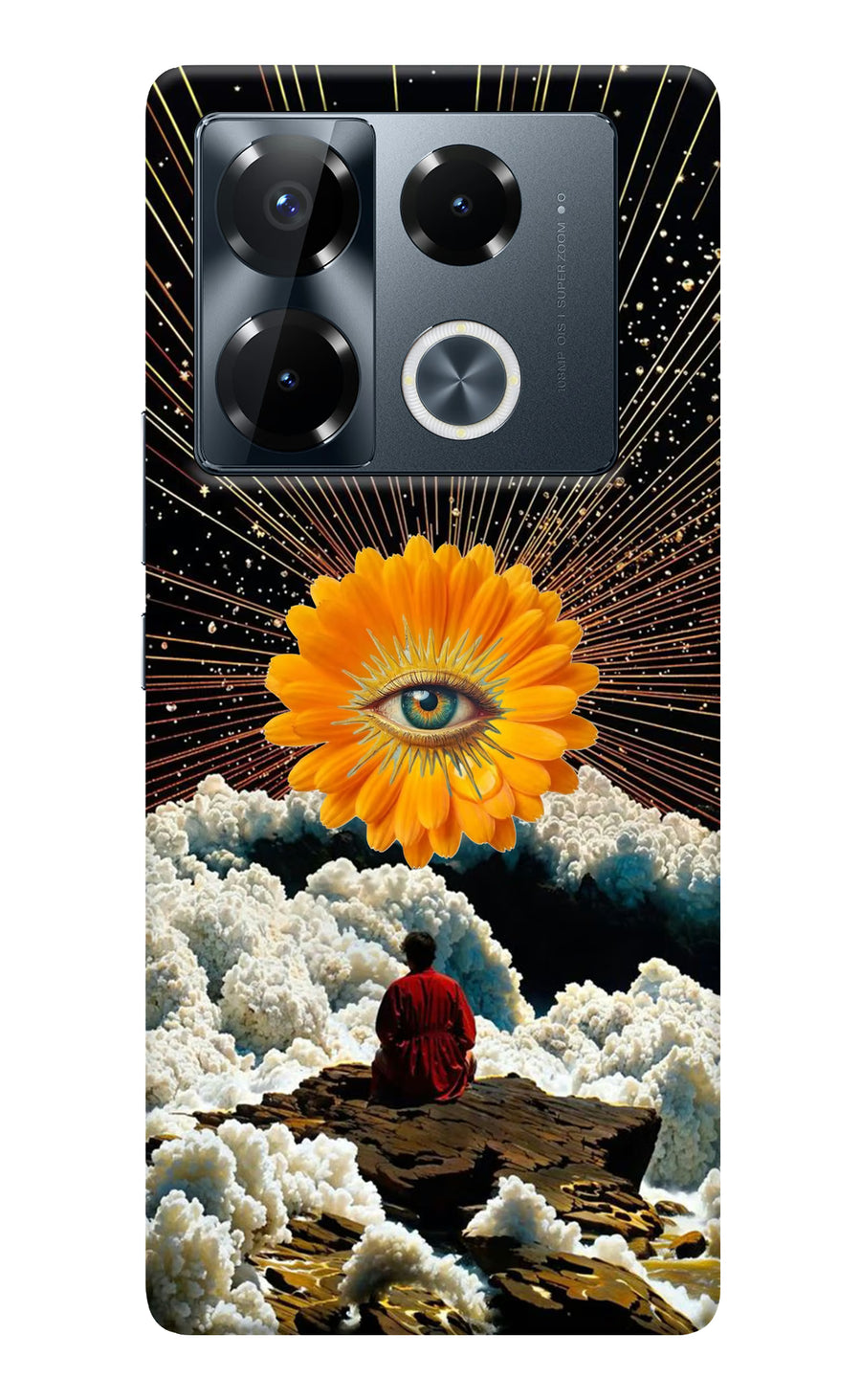 Cosmic Flower Infinix Note 40 Pro 5G Back Cover, Hard case