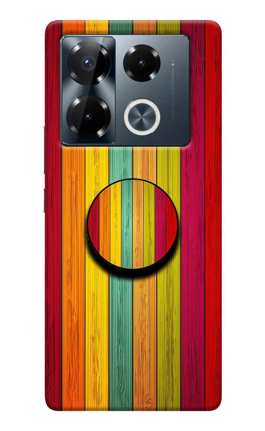 Buy Multicolor Wooden Infinix Note 40 Pro 5G Pop Case at just Rs.169 ...