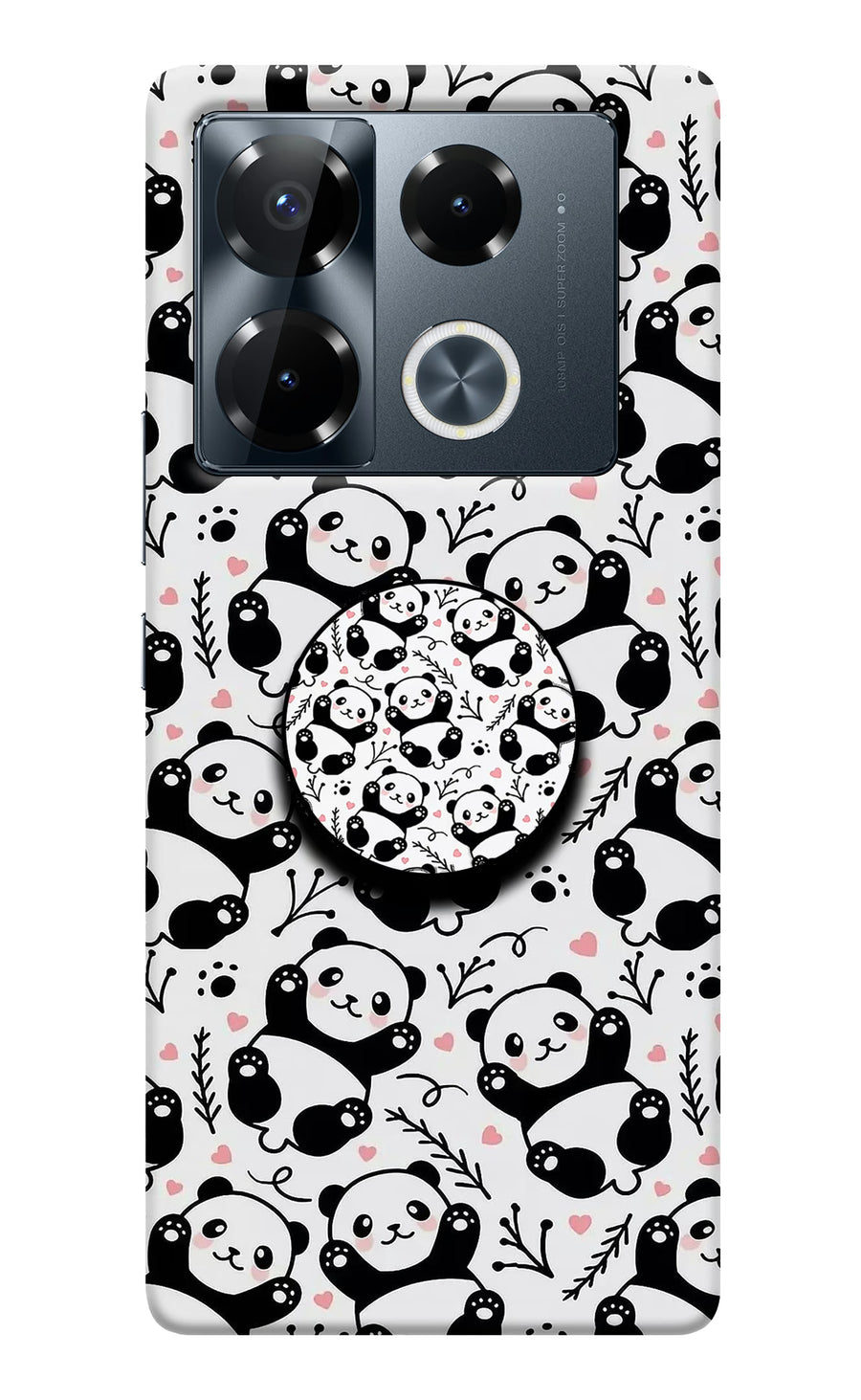 Cute Panda Infinix Note 40 Pro 5G Pop Case, Hard case
