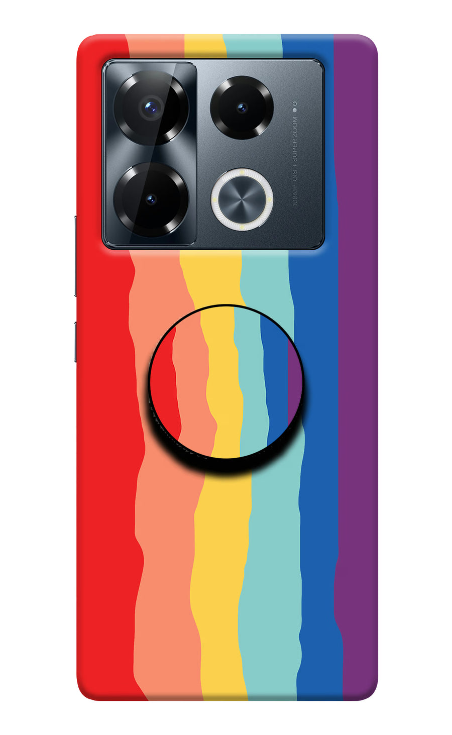 Rainbow Infinix Note 40 Pro 5G Pop Case, Hard case