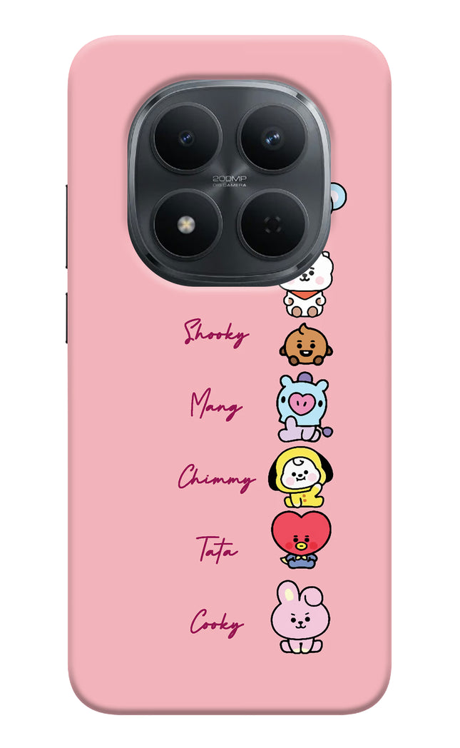 BTS names Redmi Note 15 Pro 5G Hard Case Back Cover by Casekaro