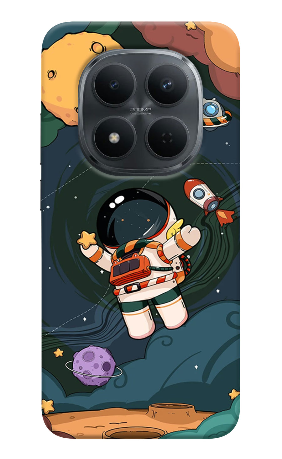 Save Big: Get the Cartoon Astronaut Redmi Note 15 Pro 5G Back Cover ...