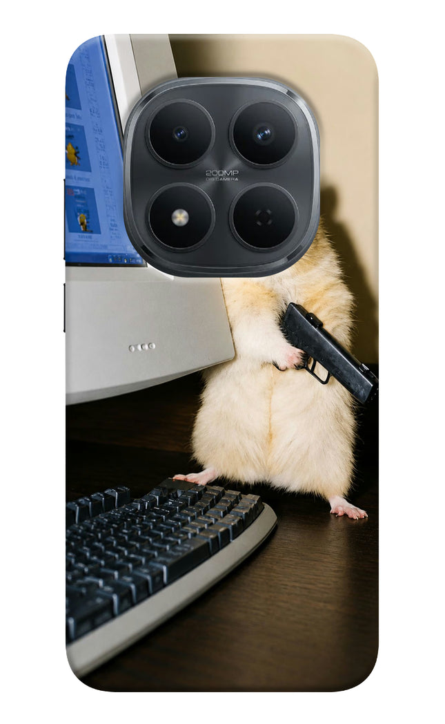 Hacker Hamster Redmi Note 15 Pro 5G Hard Case Back Cover by Casekaro