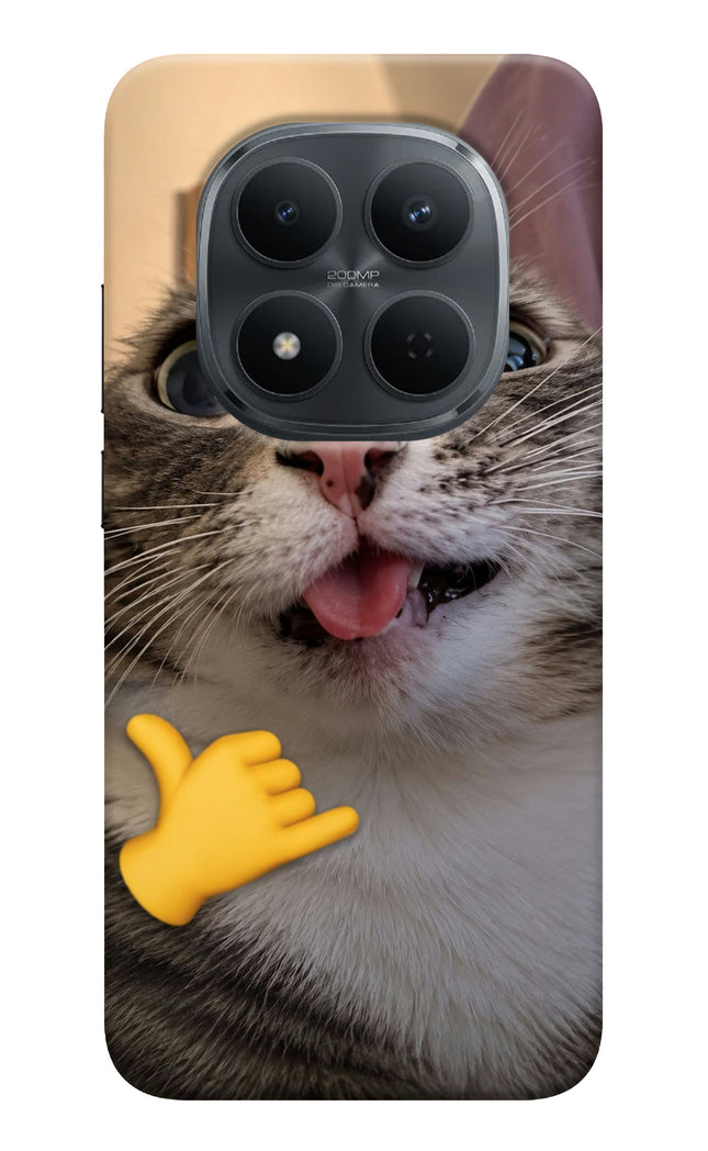 Silly Cat Call Redmi Note 15 Pro 5G Hard Case Back Cover by Casekaro