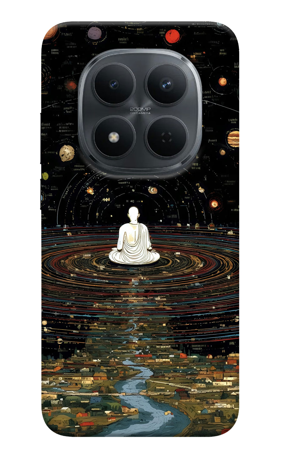 Space Monk Redmi Note 15 Pro 5G Back Cover, Hard case