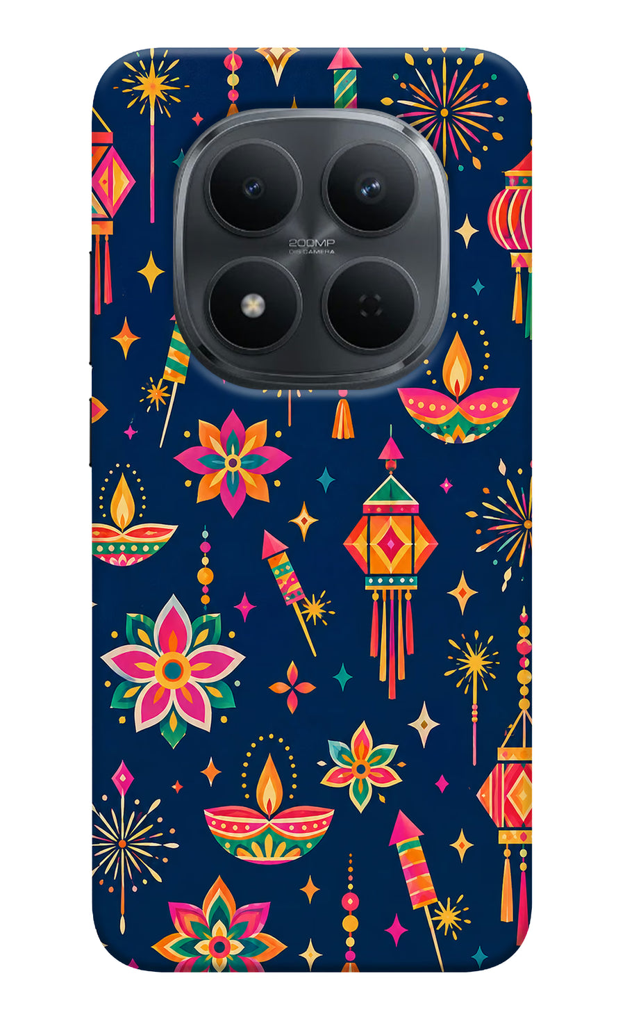 Festive Pop Redmi Note 15 Pro 5G Back Cover, Hard case