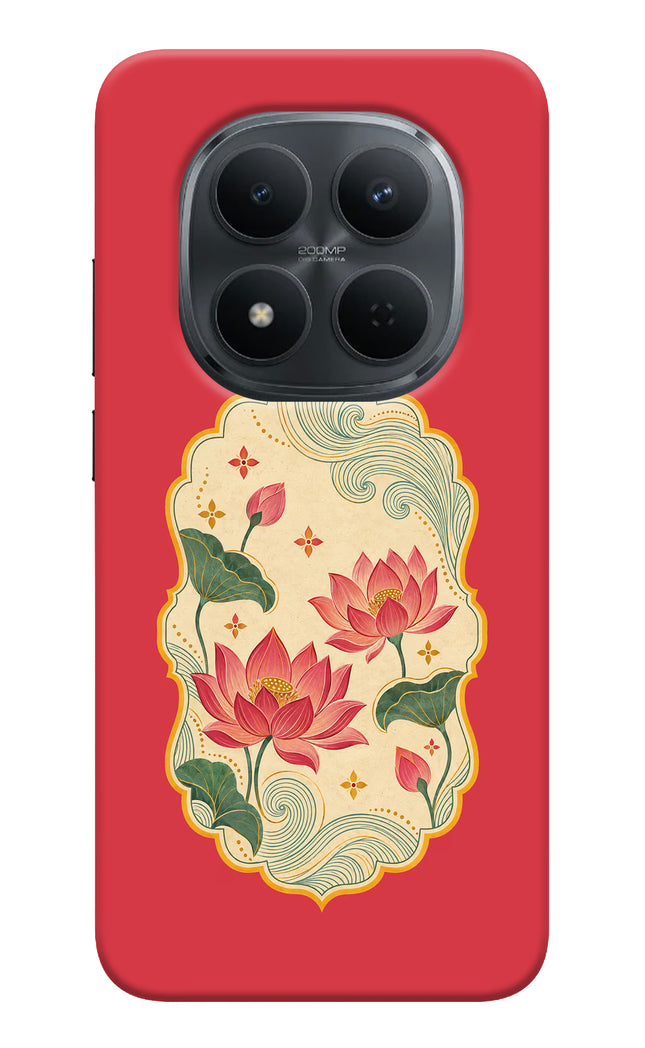 Pink Lotus Redmi Note 15 Pro 5G Hard Case Back Cover by Casekaro