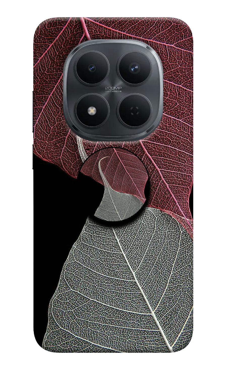 Leaf Pattern Redmi Note 15 Pro 5G Pop Case, Hard case