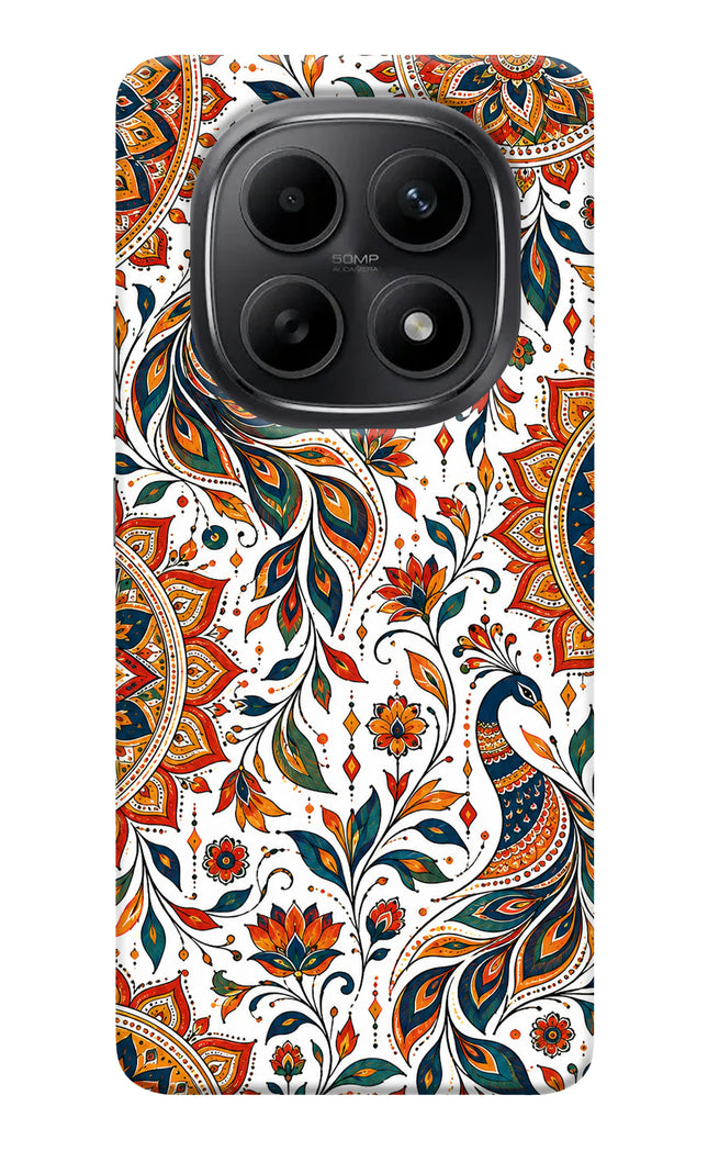 White Mayura Redmi Note 15 SE 5G Hard Case Back Cover by Casekaro