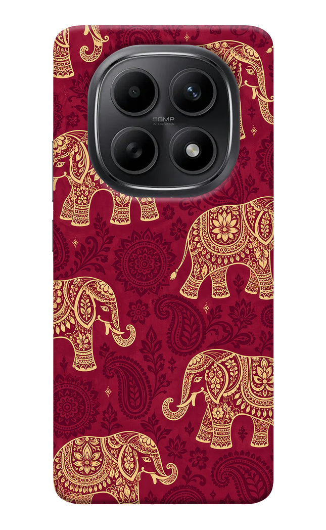 Maroon Elephant Redmi Note 15 SE 5G Hard Case Back Cover by Casekaro