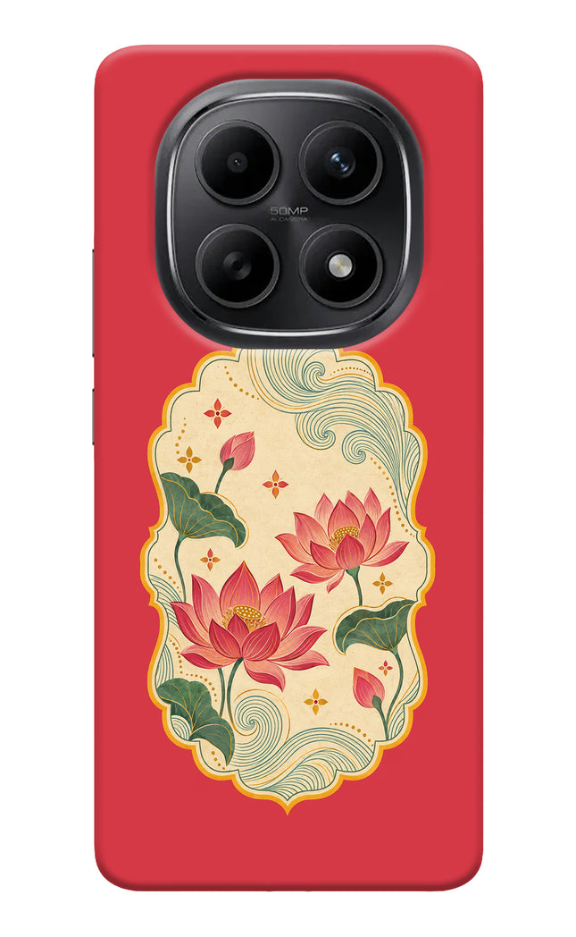 Pink Lotus Redmi Note 15 SE 5G Hard Case Back Cover by Casekaro