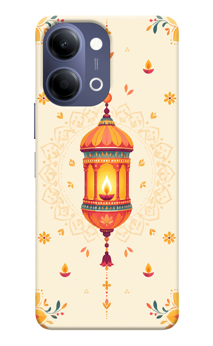 Golden Lantern Vivo Y21 5G Back Cover, Hard case