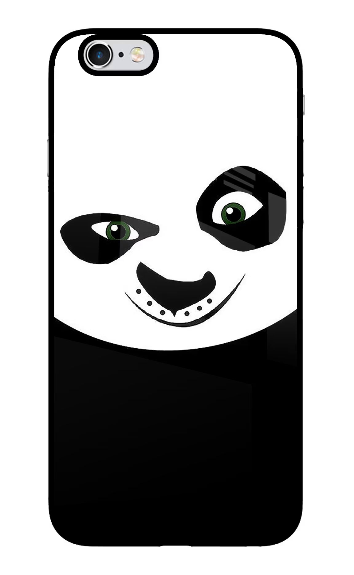 Panda iPhone 6/6s Glass Case Back Cover by Casekaro