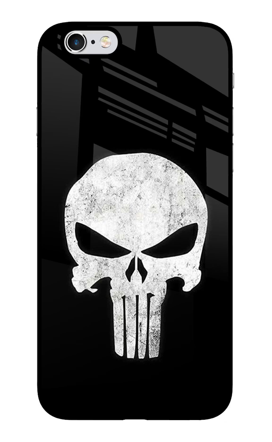Punisher Skull iPhone 6/6s Glass Case Back Cover by Casekaro