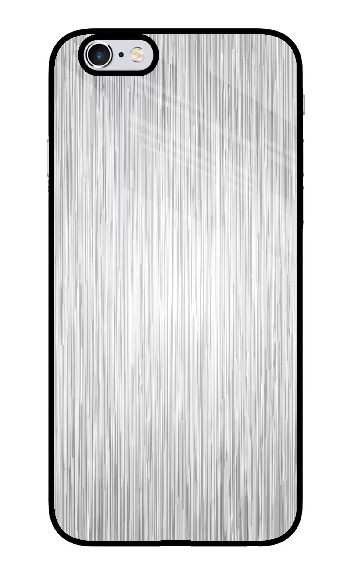 Wooden Grey Texture iPhone 6/6s Glass Case Back Cover by Casekaro
