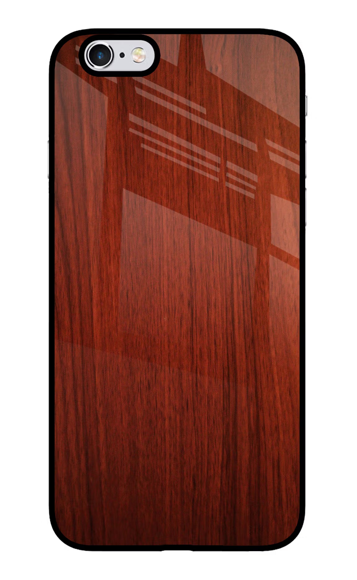 Wooden Plain Pattern iPhone 6/6s Glass Case