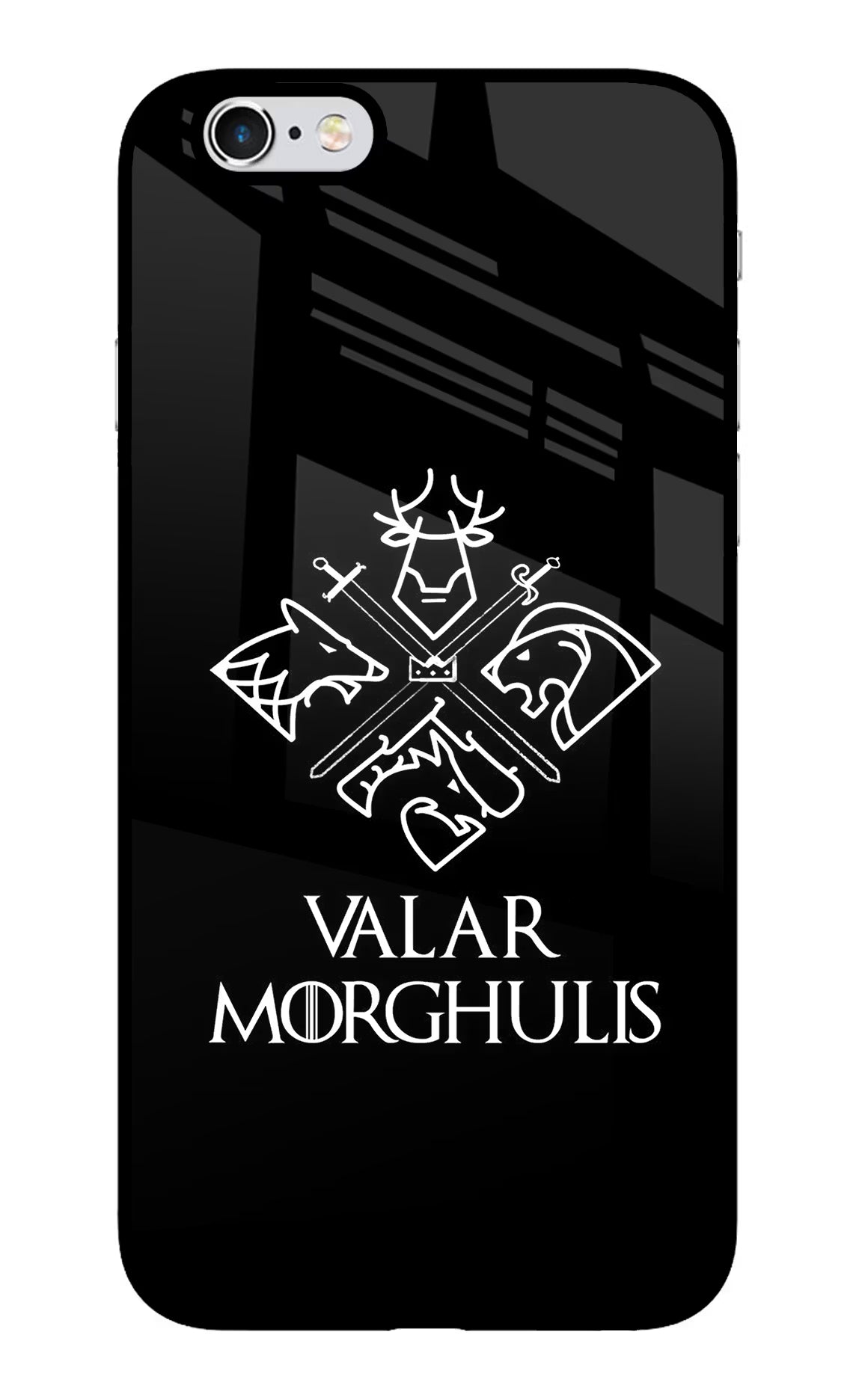 Valar Morghulis | Game Of Thrones iPhone 6/6s Glass Case Back Cover by Casekaro