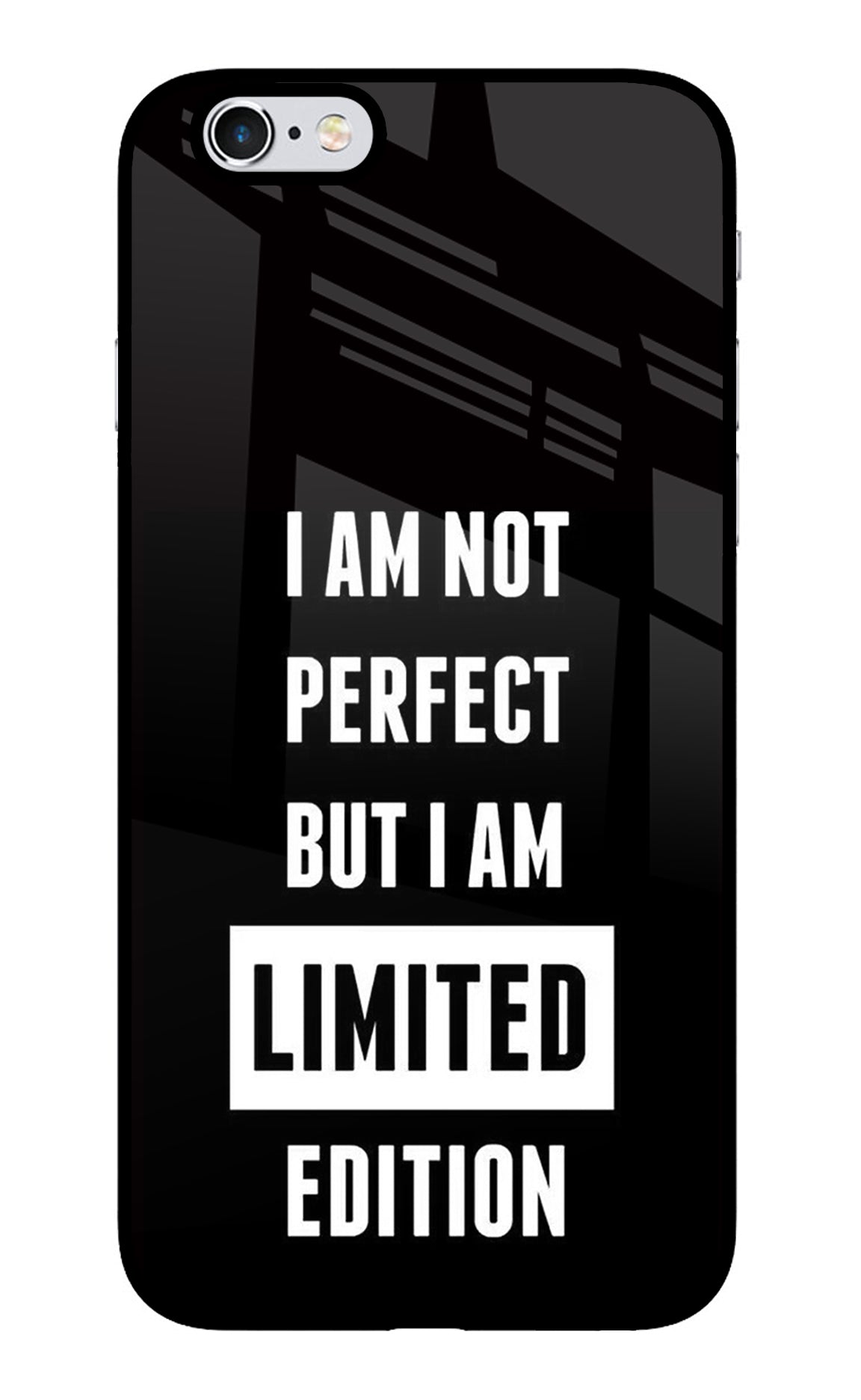 I Am Not Perfect But I Am Limited Edition iPhone 6/6s Glass Case