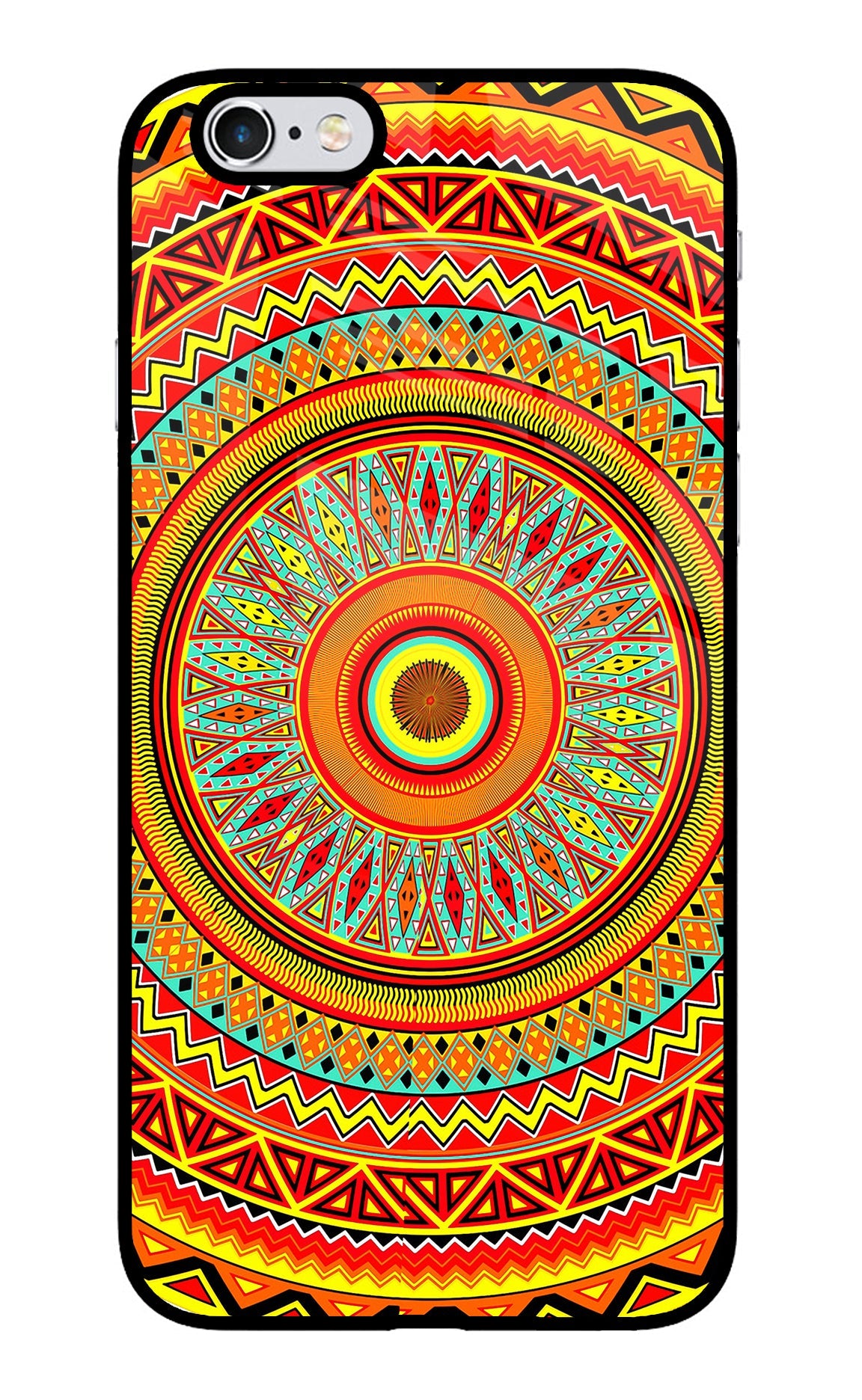 Mandala Pattern iPhone 6/6s Glass Case