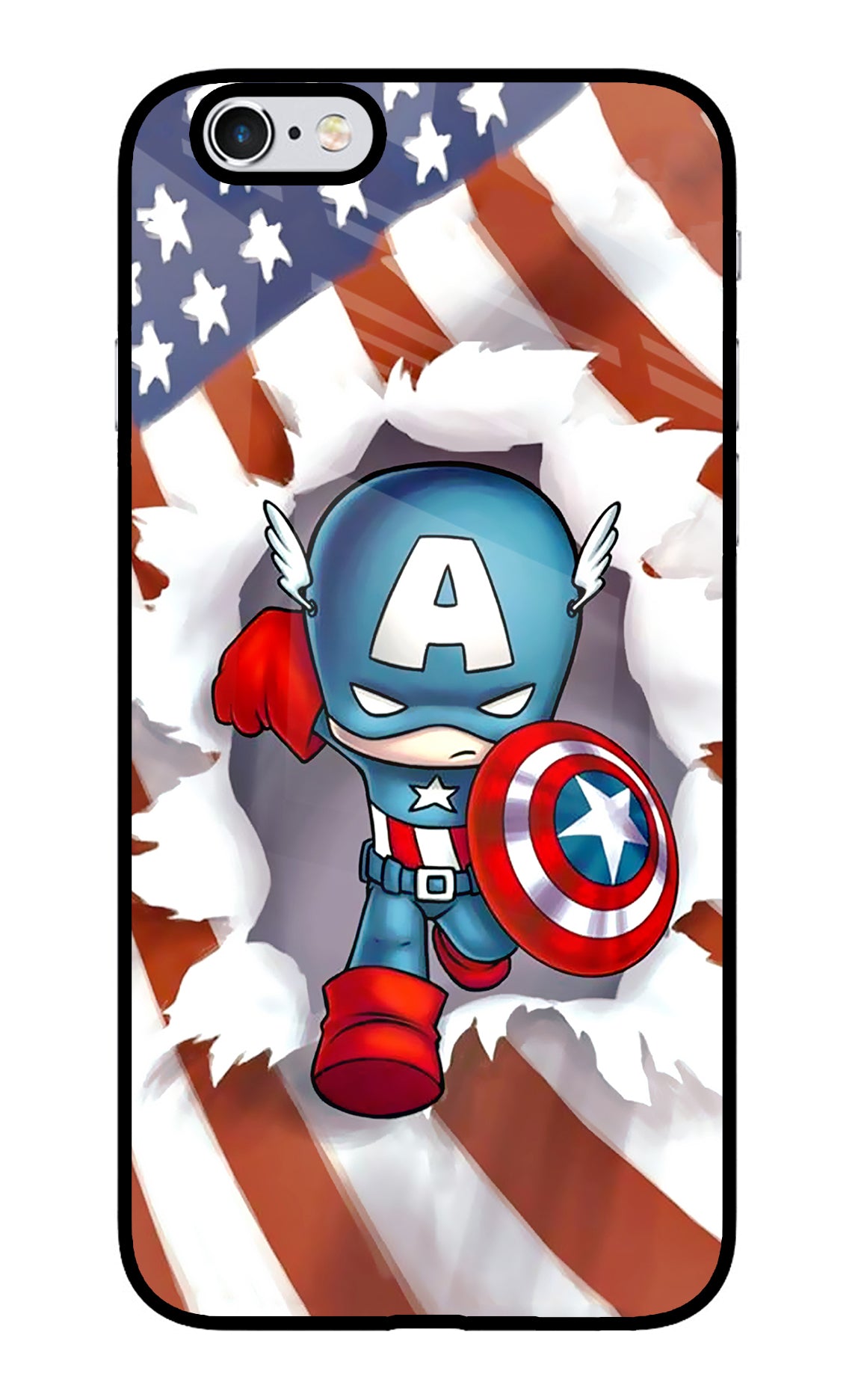 Captain America iPhone 6/6s Glass Case