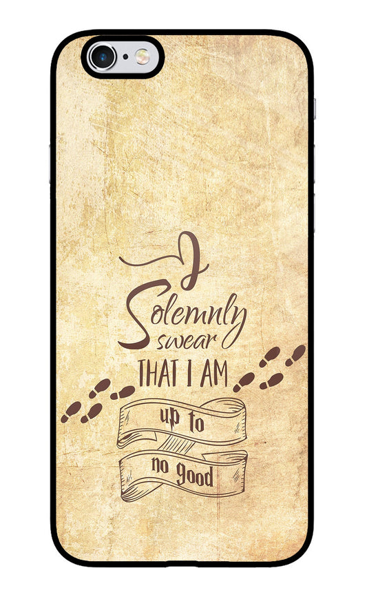 I Solemnly swear that i up to no good iPhone 6/6s Glass Case