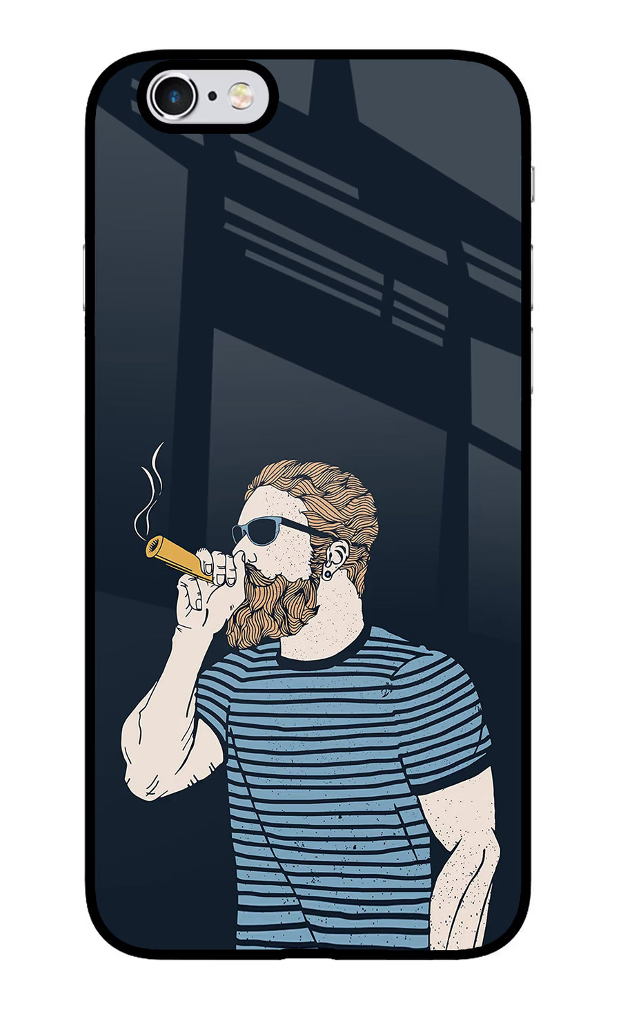 Smoking iPhone 6/6s Back Cover, Glass case