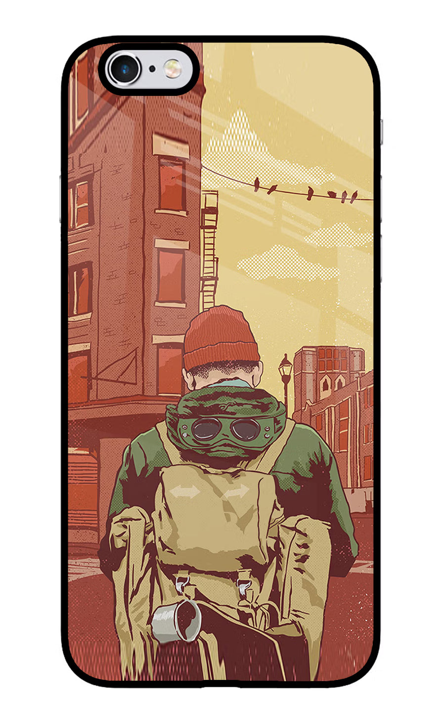 Adventurous iPhone 6/6s Back Cover, Glass case