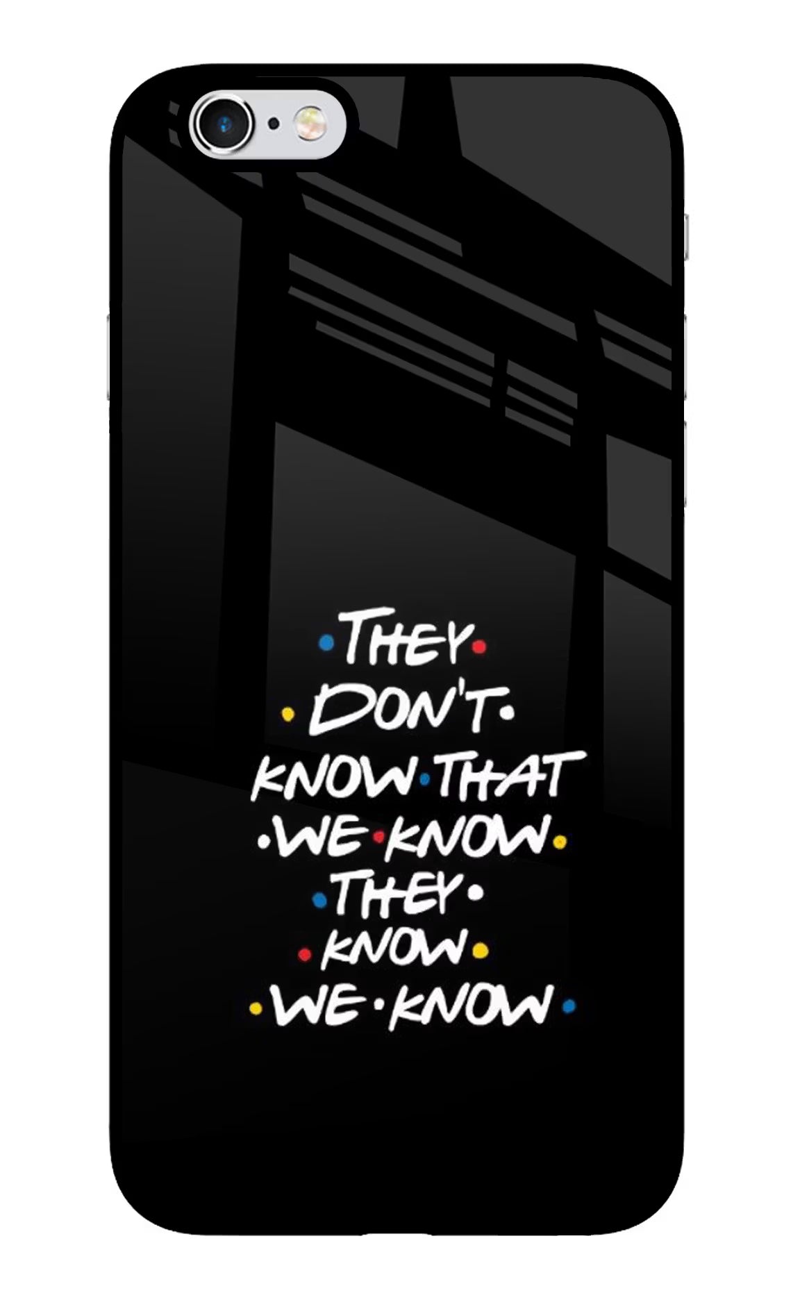 FRIENDS Dialogue iPhone 6/6s Glass Case