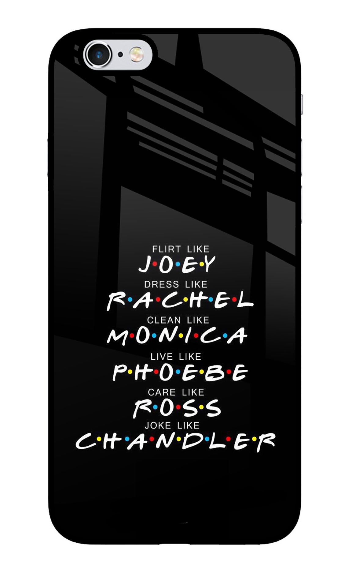 FRIENDS Character iPhone 6/6s Glass Case