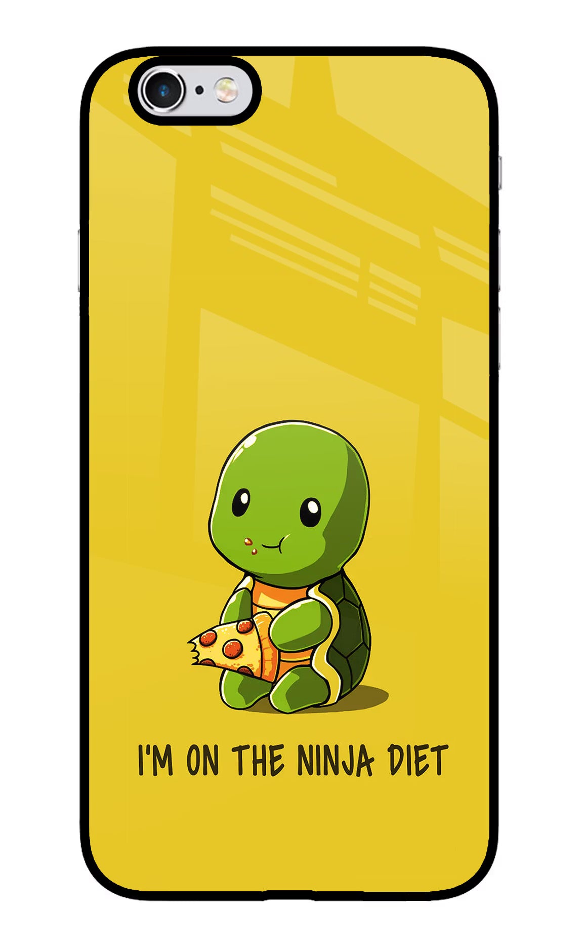 I'm on Ninja Diet iPhone 6/6s Glass Case Back Cover by Casekaro
