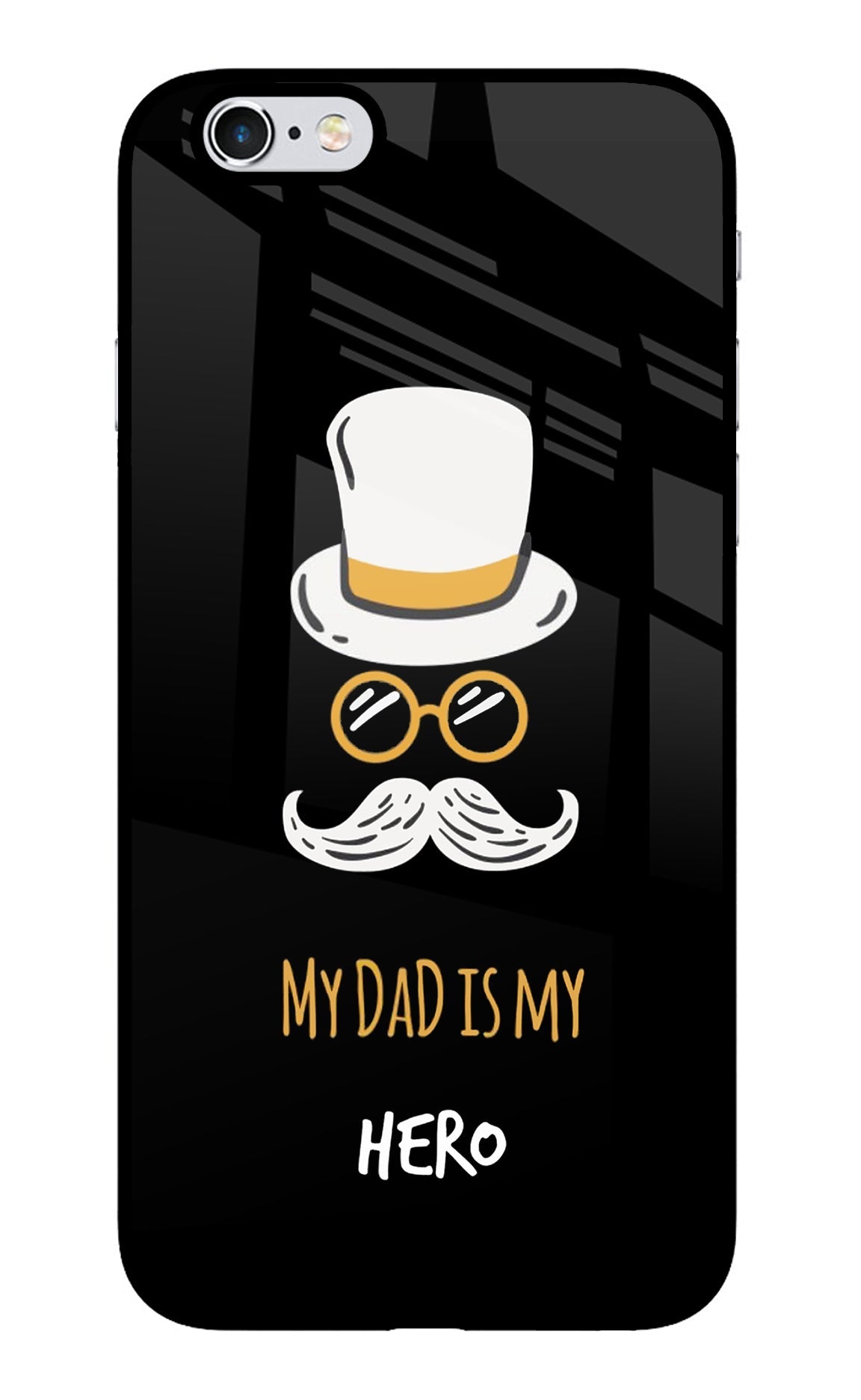 My Dad Is My Hero iPhone 6/6s Glass Case