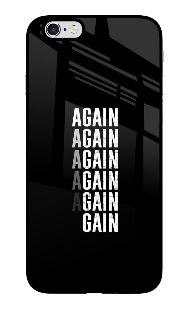 Again Again Gain iPhone 6/6s Glass Case