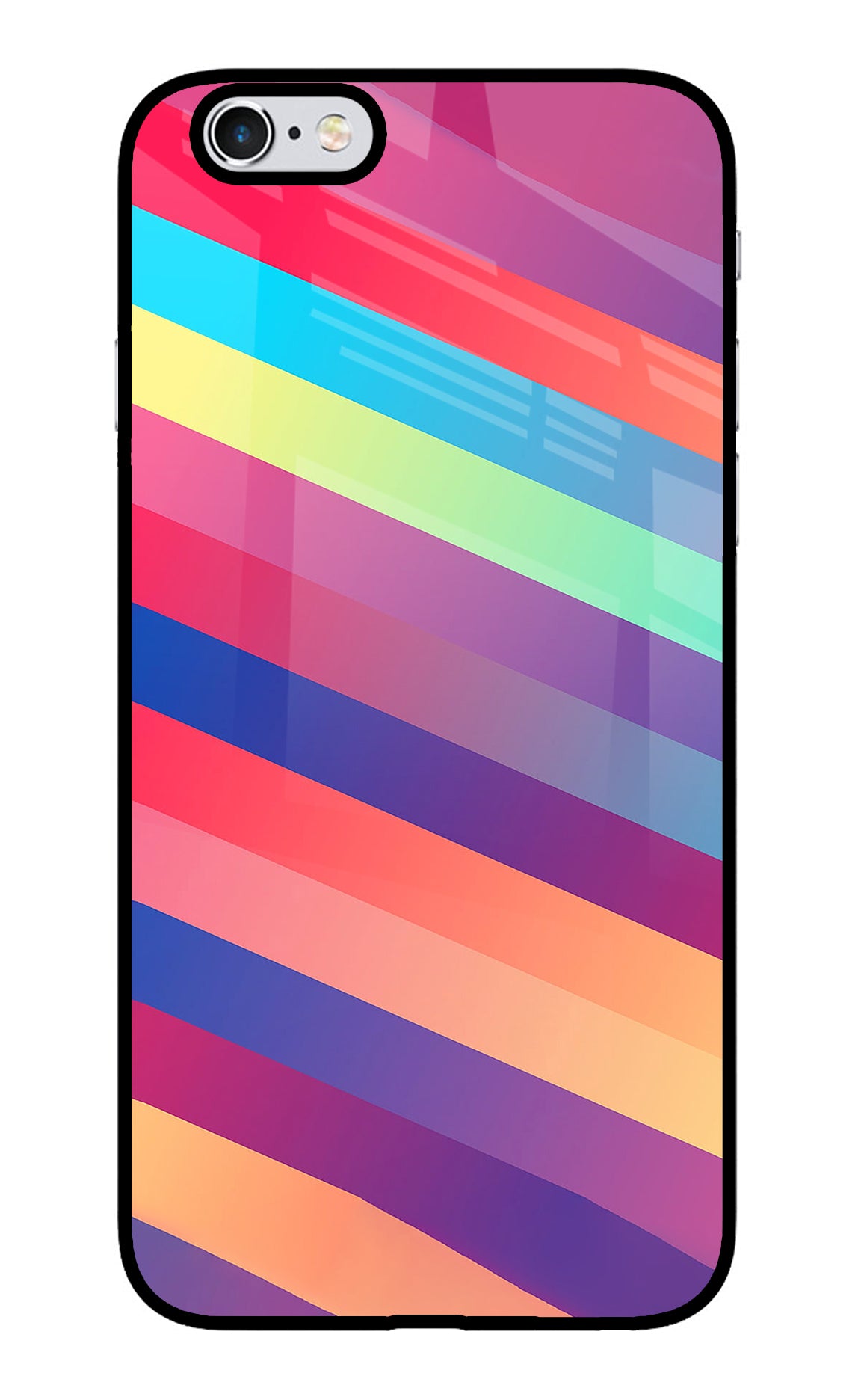 Stripes color iPhone 6/6s Glass Case