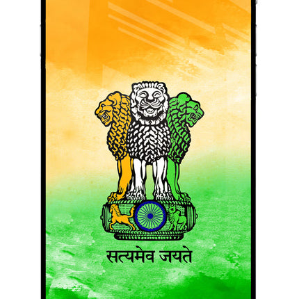 Satyamev Jayate Flag iPhone 6/6s Glass Case
