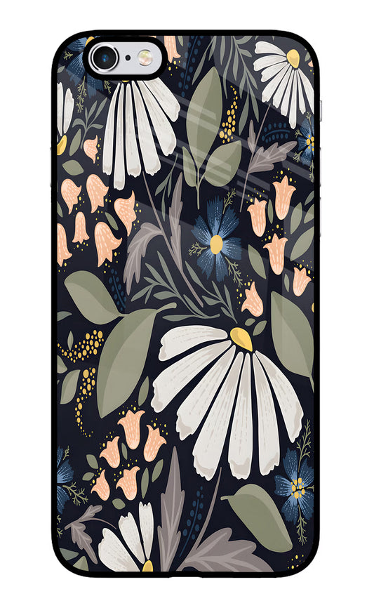 Flowers Art iPhone 6/6s Glass Case