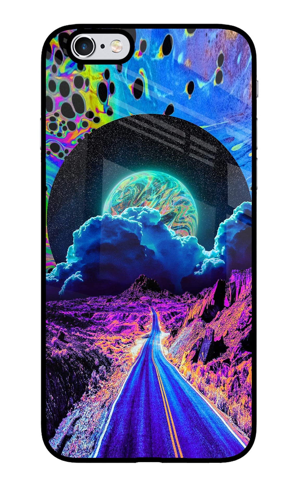 Psychedelic Painting iPhone 6/6s Glass Case