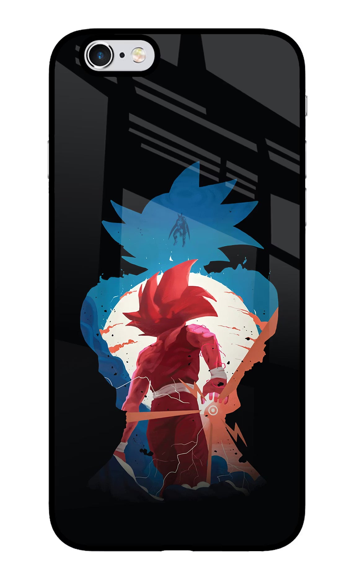 Goku iPhone 6/6s Glass Case Back Cover by Casekaro