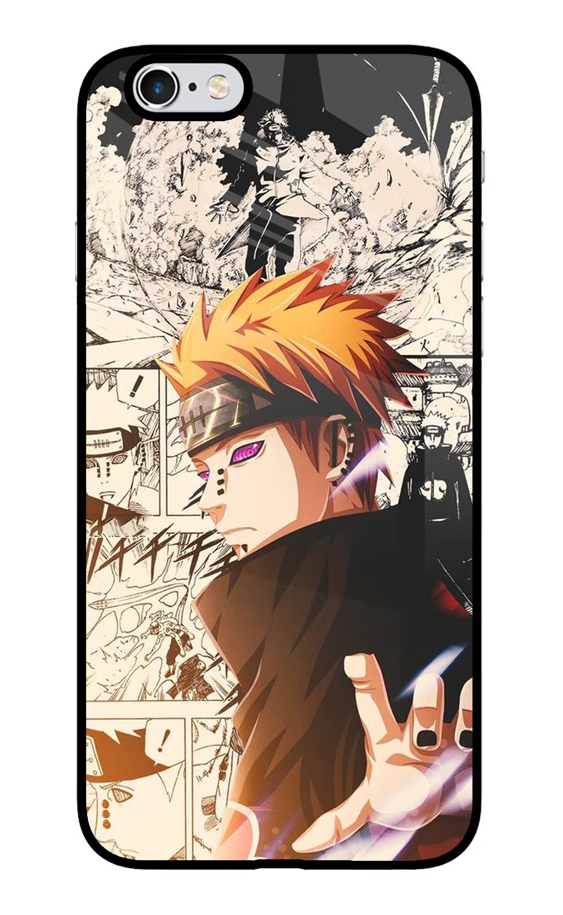Pain Anime iPhone 6/6s Glass Case Back Cover by Casekaro
