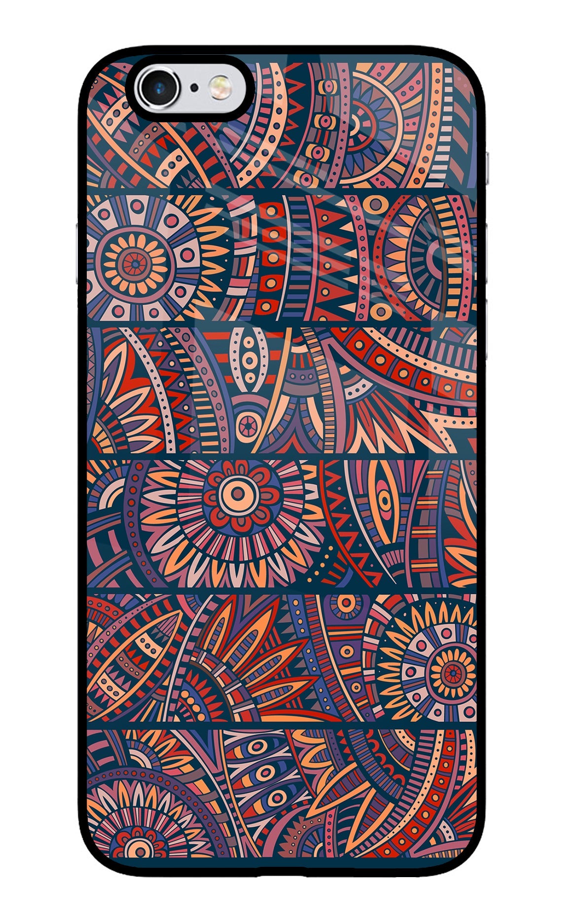 African Culture Design iPhone 6/6s Glass Case