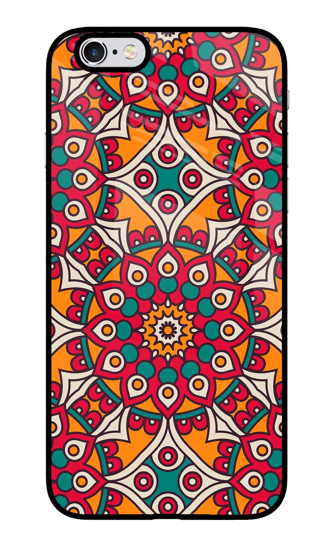 Mandala Art iPhone 6/6s Glass Case